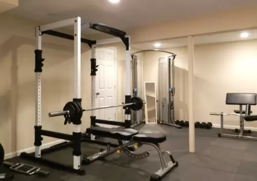 Basement-converted-to-a-gym_White-Plains